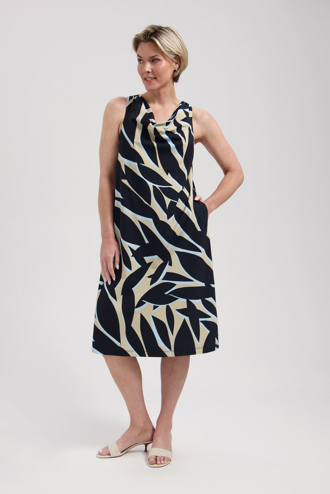 Lady Day Travel Jurk Elline Leya Print L36.380.3337 Stretchshop.nl