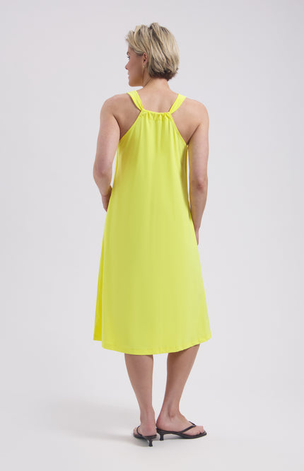 Lady Day Travel Jurk Elline Yellow L36.375.3217 Stretchshop.nl