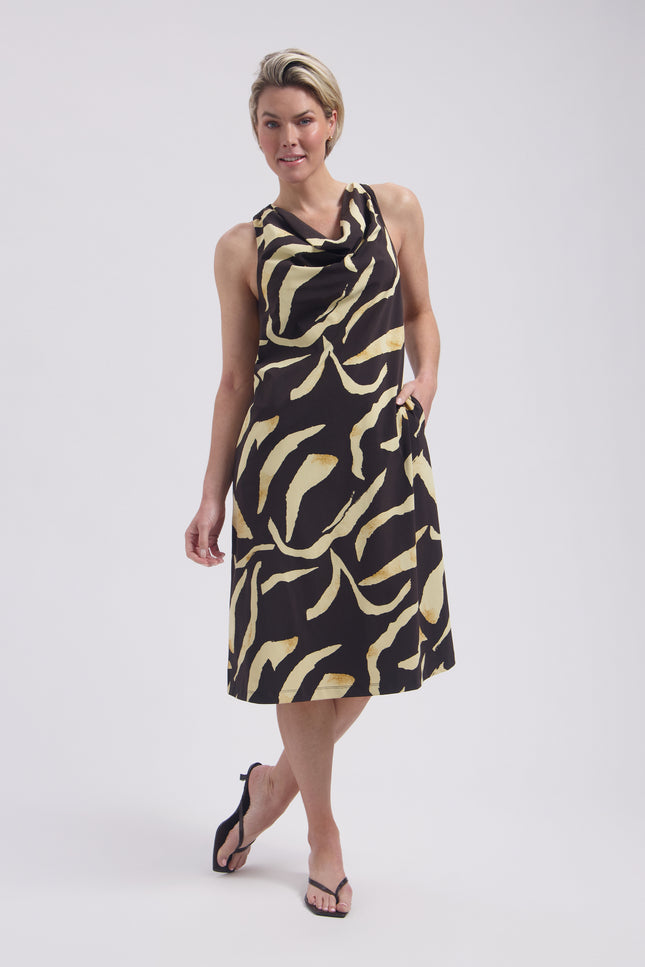 Lady Day Travel Jurk Elline Pania Print L36.380.3260 Stretchshop.nl