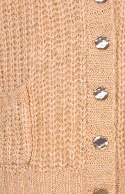 Vest Oversize Lurex Candy F25.02540