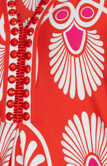 EsQualo Jurk Heartfelt Print HS26.30218 Stretchshop.nl