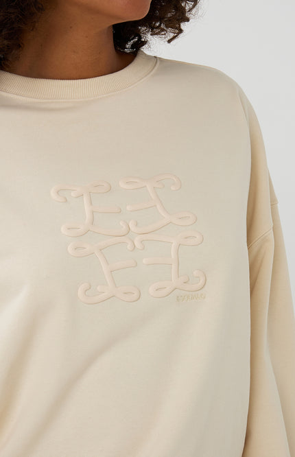 Sweater Embossed Ecru F25.05523