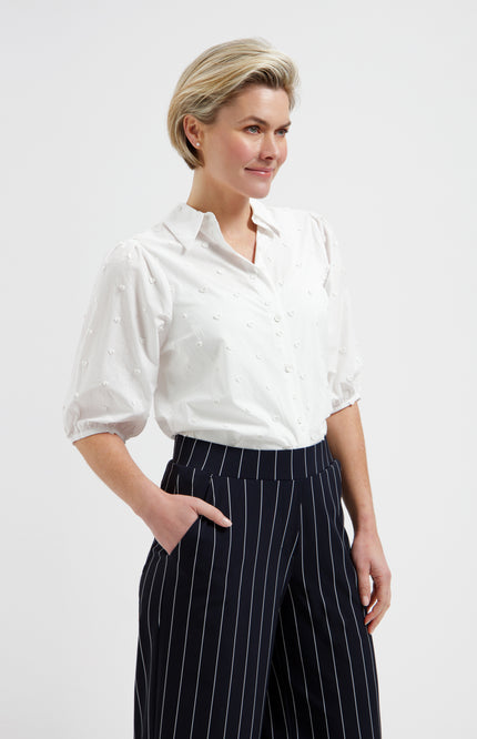 Blouse Eve Simple White L30-701-3050