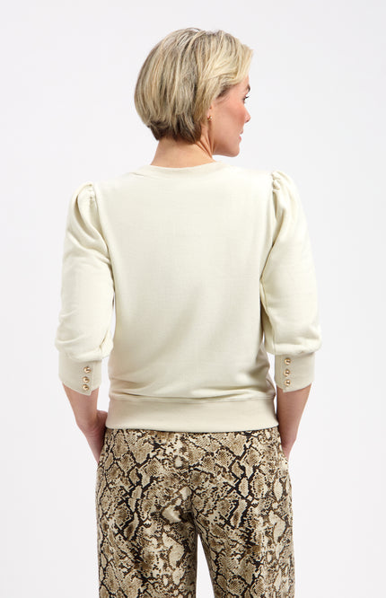 Lady Day Sweater Evie Light Cream L25-301-3175 Stretchshop.nl