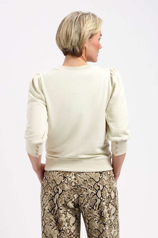 Lady Day Sweater Evie Light Cream L25-301-3175 Stretchshop.nl