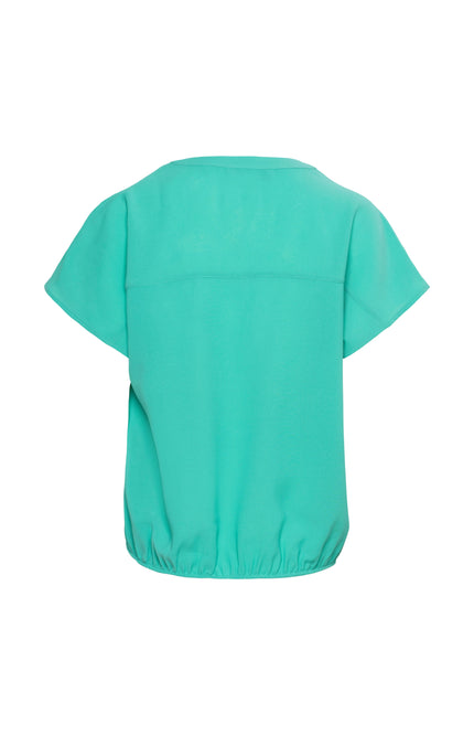 &Co woman Top Nola Aqua Green BL371 Stretchshop.nl