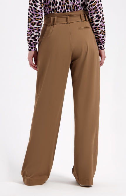 Lady Day Travel Broek Steph Mocha L14-475-3101 Stretchshop.nl