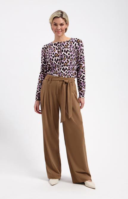 Lady Day Travel Broek Steph Mocha L14-475-3101 Stretchshop.nl
