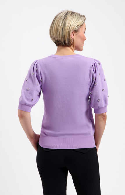 Lady Day Top Jolie Soft Violet L28-601-3184 Stretchshop.nl