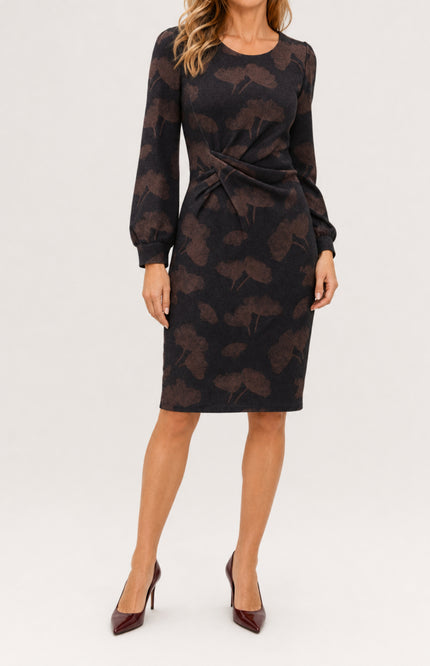 Jurk Soft Touch Met Bloemenprint D251-P173