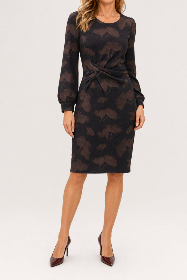 Jurk Soft Touch Met Bloemenprint D251-P173