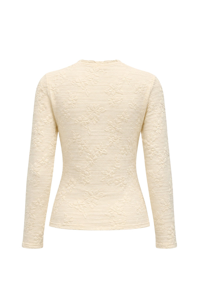 Top Mock Neck Top Snow C37-21-401