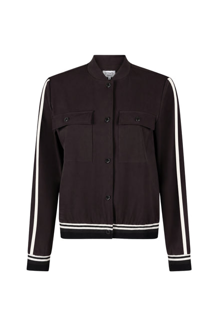 Travel Jacket Sade Espresso Offwhite 264
