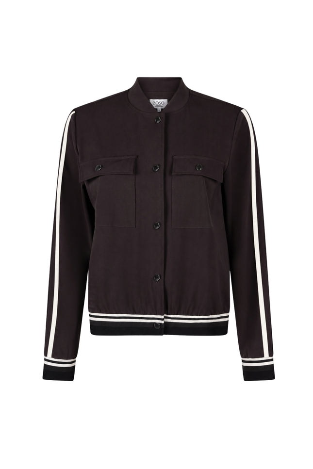 Travel Jacket Sade Espresso Offwhite 264