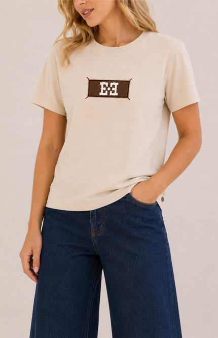 T-shirt Bailey Warm Ivory