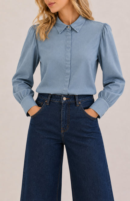 Blouse Babette Smokey Blue
