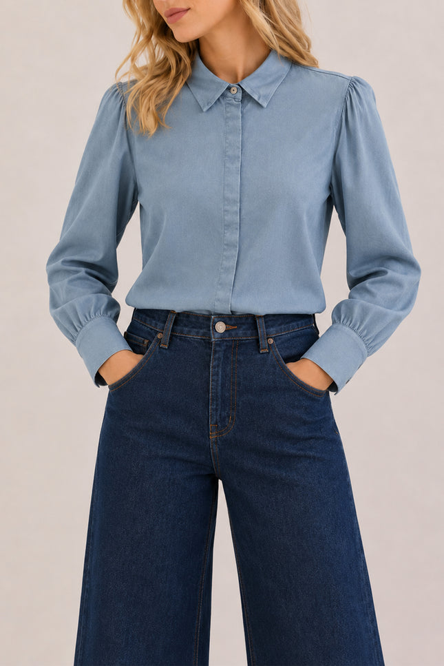 Blouse Babette Smokey Blue