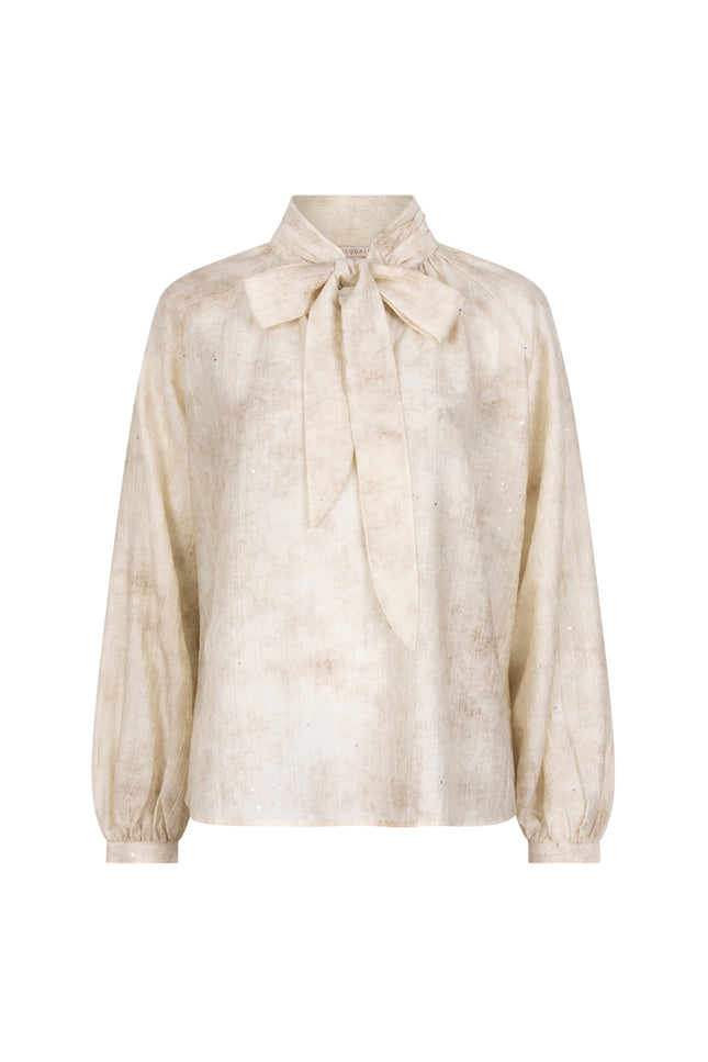 Blouse Raglan Shawl Collar Offwhite F25.14510