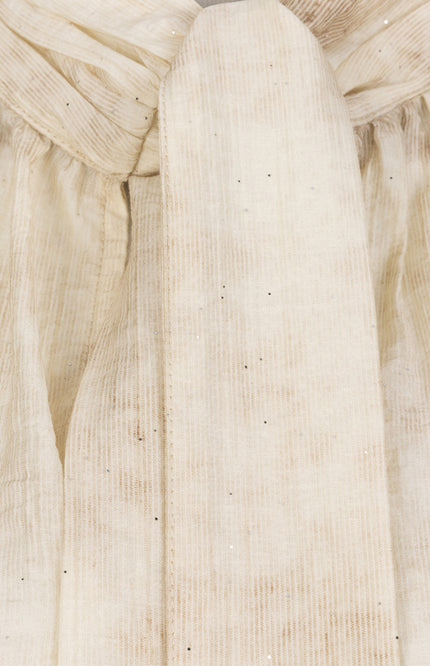 Blouse Raglan Shawl Collar Offwhite F25.14510