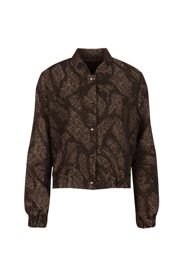 Bomber Fien Brown Marmer