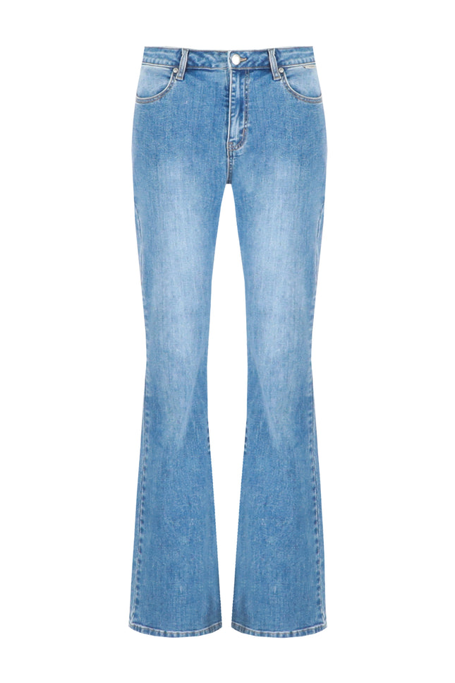 Broek Anushka Denim Mid Blue