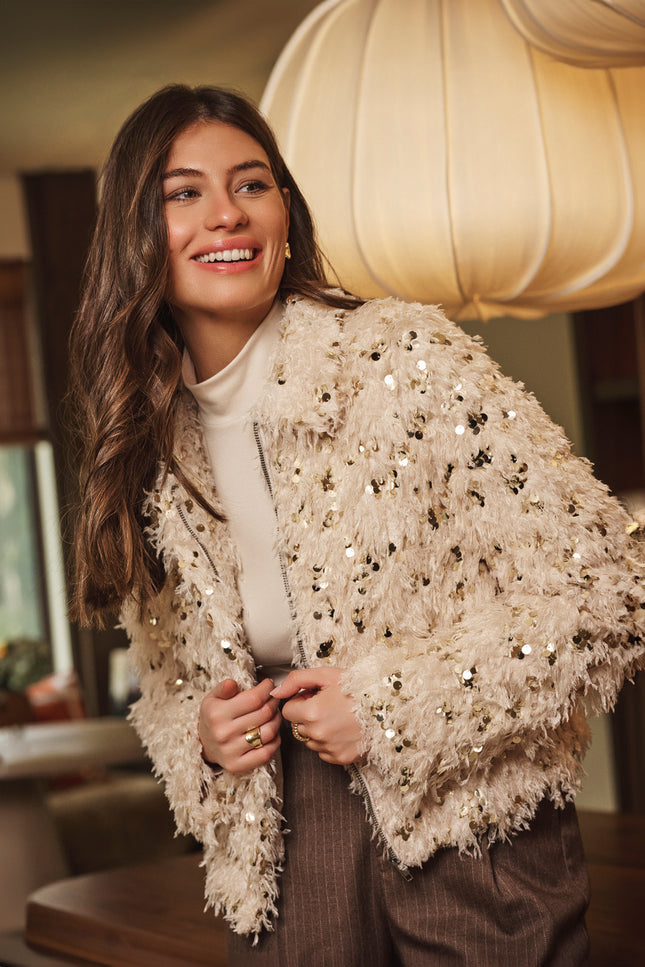 Top Kamille knitting Wool White