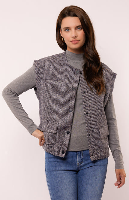 Gilet Meissa Dark Night Blue Black