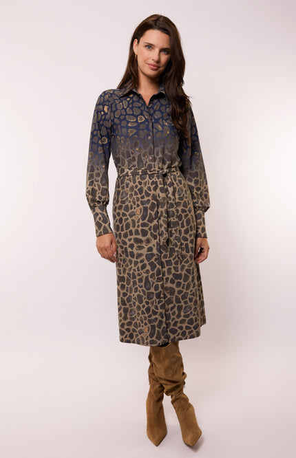 Jurk Bibian Sahara Dark Night Blue