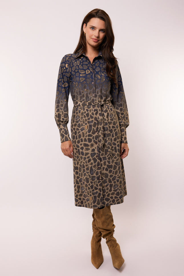 Jurk Bibian Sahara Dark Night Blue