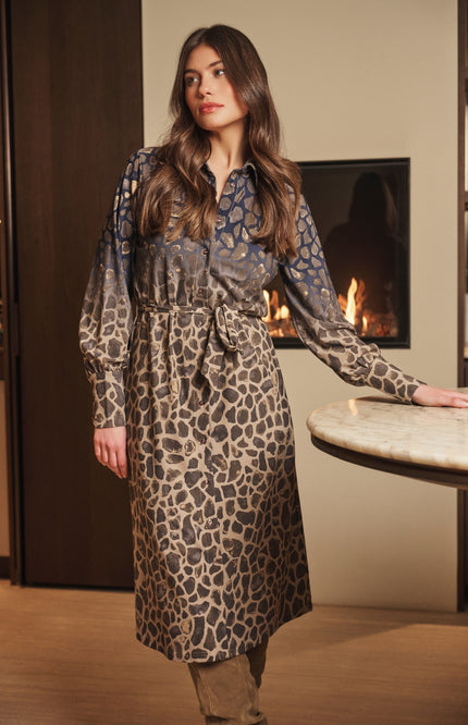 Jurk Bibian Sahara Dark Night Blue