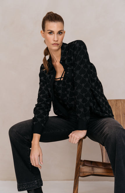 Blouse Parvin Silver Shine