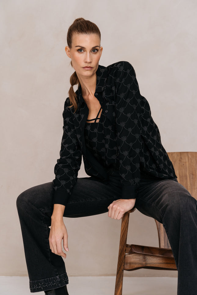 Blouse Parvin Silver Shine