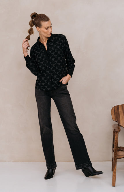 Blouse Parvin Silver Shine