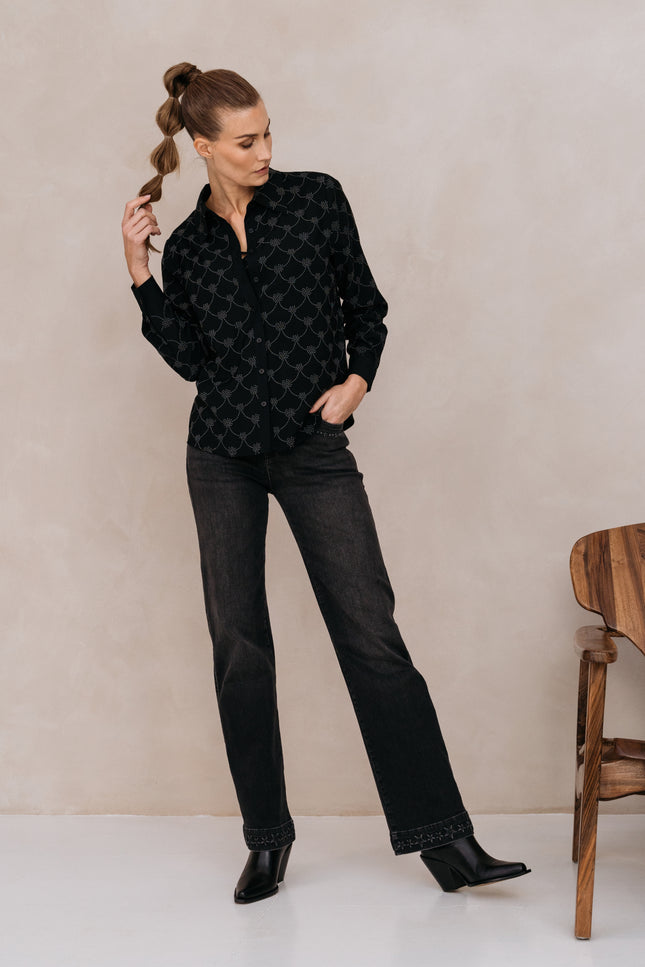 Blouse Parvin Silver Shine