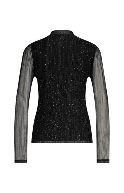 Top Puck Strass Black NKF01001