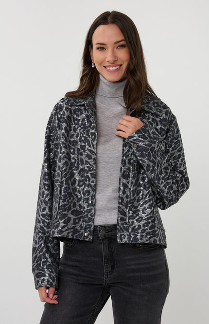 Jacket Leopard Anthracite F25.19513