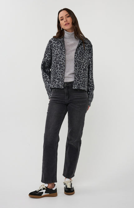 Jacket Leopard Anthracite F25.19513