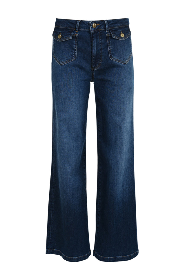 Broek Bobby Raw Blue