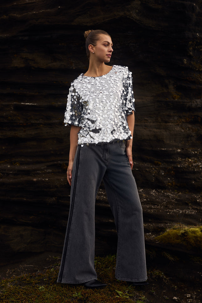 Top Yara Paillet Silver NKF01048