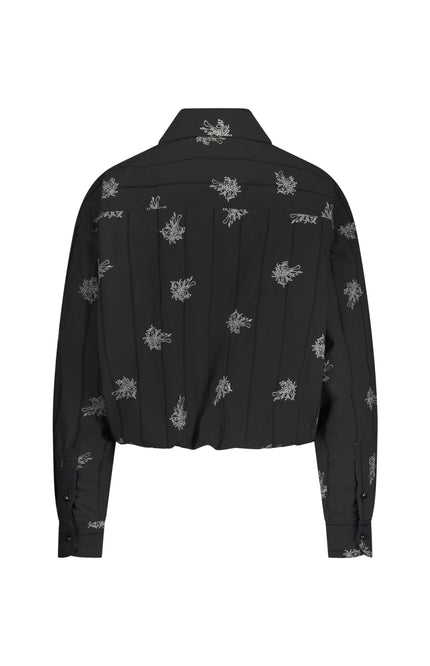 Blouse Lara Embroidery Black NKF02055