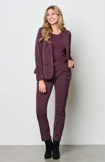 Travel Blazer Presley Aubergine BZ173