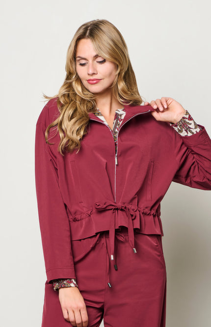Travel Jacket Paiva Wine Red JA141