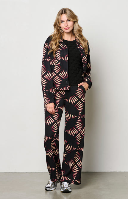 Jacket Ziga Graphic Black Multi JA144