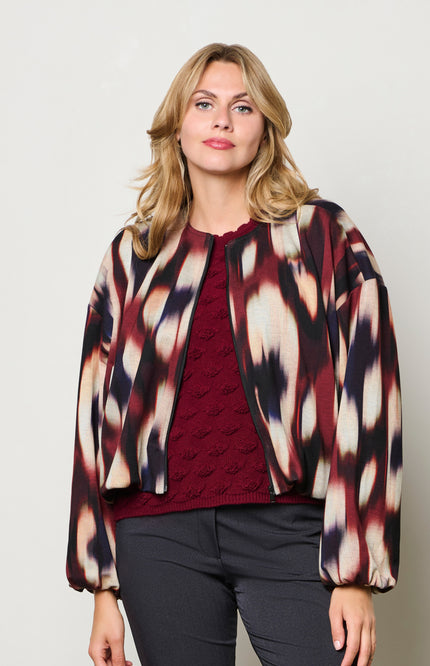 Jacket Diede Faded Big Wine Red Multi JA145