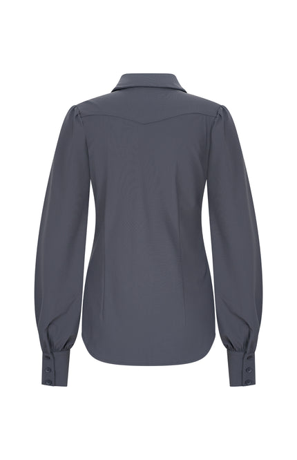 Travel Blouse Dark Grey 202037
