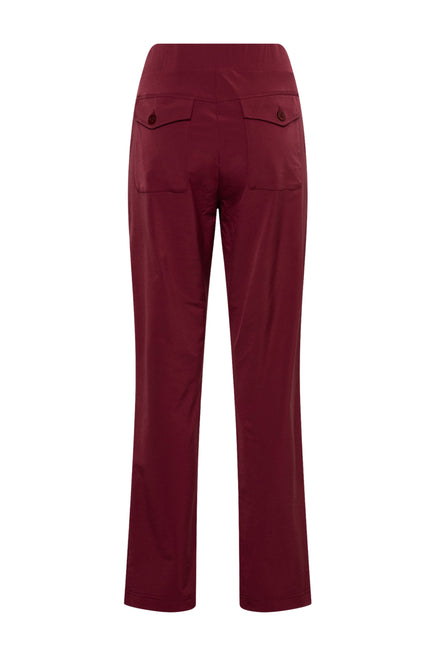 Travel Broek Pola Wine Red PA383