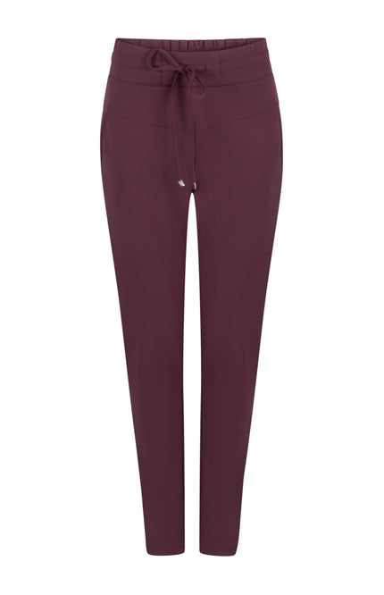 Zoso Travel Broek Amber Bordeaux 255 Stretchshop.nl