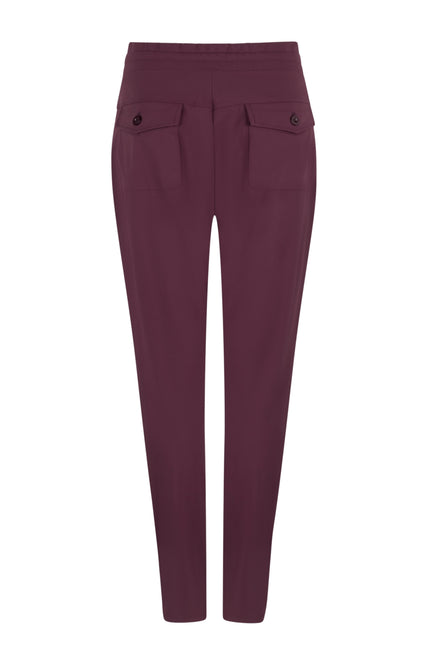 Zoso Travel Broek Amber Bordeaux 255 Stretchshop.nl