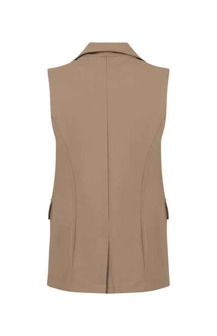 Travel Gilet Angelique Camel 255
