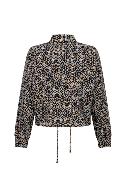 Travel Jacket Ursela Black Camel 255